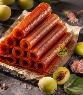لواشک خانگی زردآلو با طعم ملس