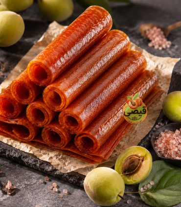 لواشک خانگی زردآلو با طعم ملس